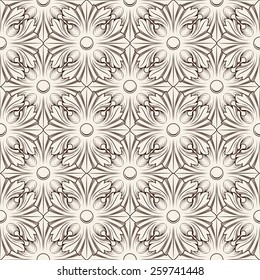 vintage ornament rosette