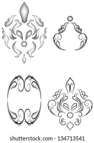 vintage ornament samples