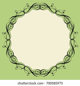 Vintage ornament, vector data, cute design for women