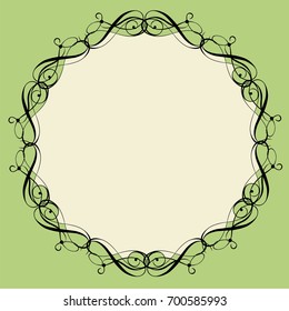 Vintage ornament, vector data, cute design for women