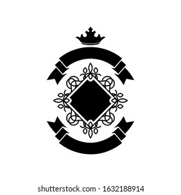 vintage ornament vector design is used for graphic design attributes