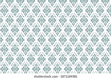 Ornamento vintage. Fondo de patrón sin fisuras del vector.