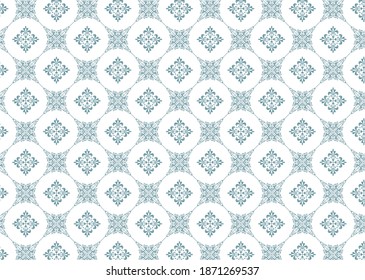 Vintage ornament. Vector seamless pattern background.