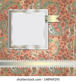 Vintage ornamental  background