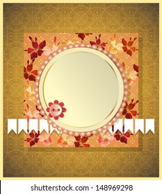 Vintage ornamental  background
