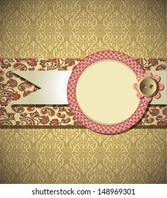 Vintage ornamental  background