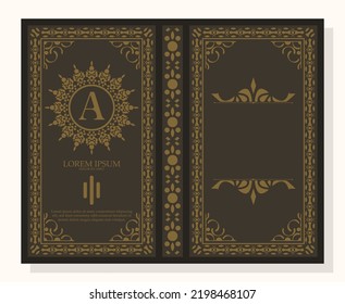 Vintage Ornamental book cover design