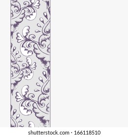 Vintage ornamental border background