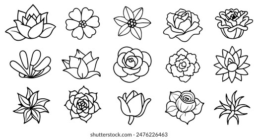 Vintage ornamental Borders elements icon vector set
