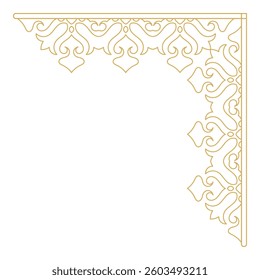 Vintage ornamental corner and frame design.