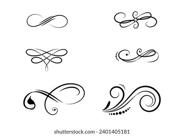 Vintage ornamental design elements art