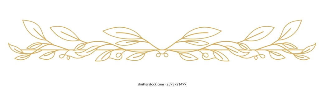 Vintage ornamental divider border design.