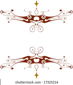 Vintage ornamental element