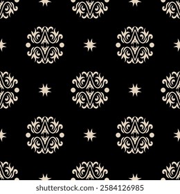 Vintage ornamental ethnic seamless pattern.