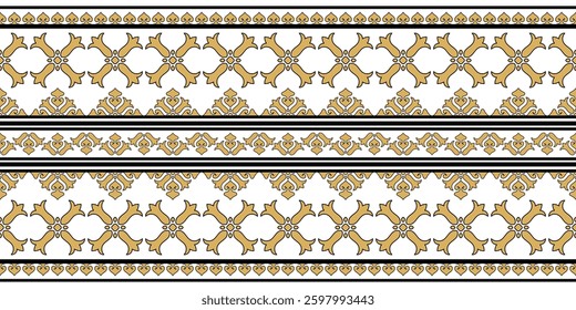 Vintage ornamental ethnic seamless pattern.