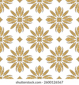 Vintage ornamental ethnic seamless pattern.