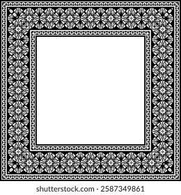 Vintage ornamental frame and border design.