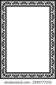 Vintage ornamental frame and border design.
