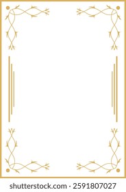 Vintage ornamental frame and border design.