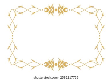 Vintage ornamental frame and border design.