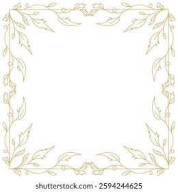 Vintage ornamental frame and border design.