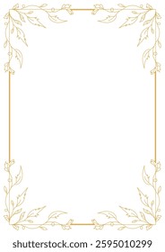 Vintage ornamental frame and border design.