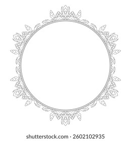 Vintage ornamental frame and border design.