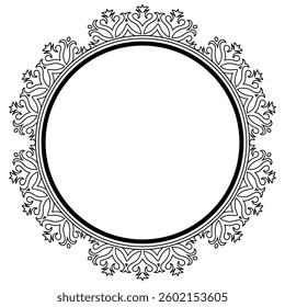 Vintage ornamental frame and border design.