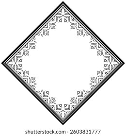 Vintage ornamental frame and border design.