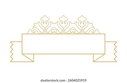 Vintage ornamental frame and border design.