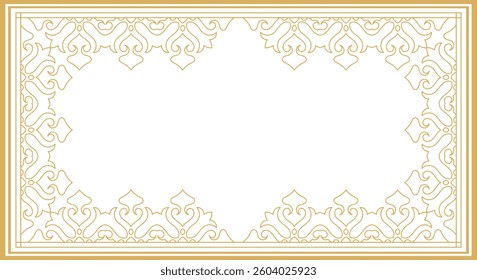 Vintage ornamental frame and border design.