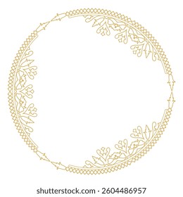 Vintage ornamental frame and border design.