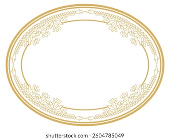 Vintage ornamental frame and border design.