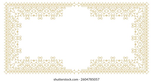 Vintage ornamental frame and border design.