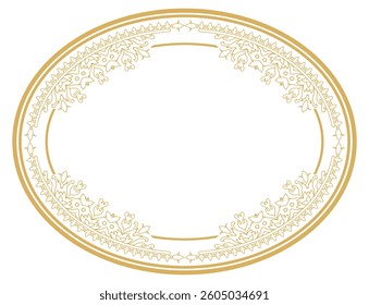 Vintage ornamental frame and border design.