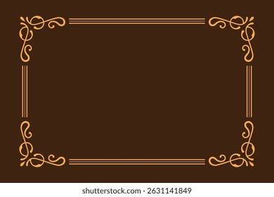 Vintage Ornamental Frame Vector illustration