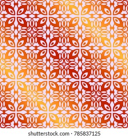 Vintage ornamental golden seamless pattern. Luxury elegant flourished ornament. Template for design. Vector illustration