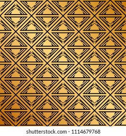 Vintage ornamental seamless pattern in Art Deco style