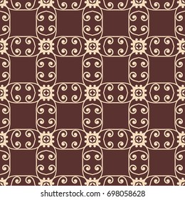 Vintage ornamental seamless pattern. Can be used for wrapping paper, wallpaper, fabric, textile, oilcloth, tiling and other design.