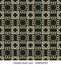 Vintage ornamental seamless pattern. Can be used for wrapping paper, wallpaper, fabric, textile, oilcloth, tiling and other design.