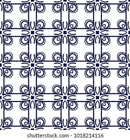 Vintage ornamental seamless pattern. Element for design