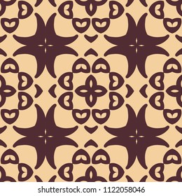 Vintage ornamental seamless pattern. Template for design