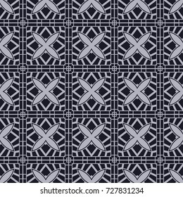 Vintage ornamental seamless pattern. Template for design. Vector illustration eps10