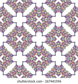 Vintage ornamental seamless pattern. Vector illustration, EPS10