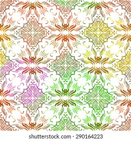 Vintage ornamental seamless pattern. Vector illustration, EPS10