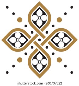 Vintage Ornamental Symbol Icon Background