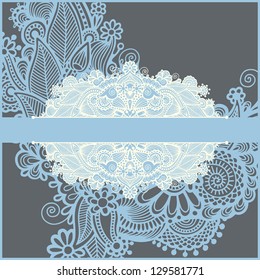 vintage ornamental template