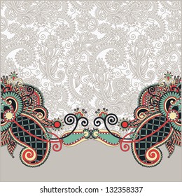 vintage ornamental template