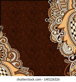 vintage ornamental template
