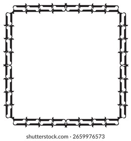 Marco de Vector ornamental Antiguas – Elegante borde de Vector negro, EPS 10